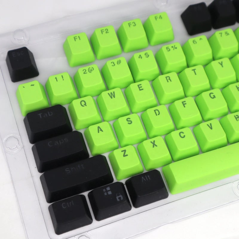 Bluejw Multi-Color PBT/ABS Doubleshot Backlit 104 Key Mechanical Gaming Keyboard Keycaps Set - Image 5